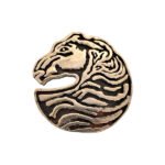 2D Horse 92.5 Sterling Silver Buttons for Bandh Gala - Image 8
