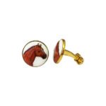 Hand Painted Exotic Animals Cufflinks Collection - Image 2