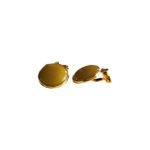 Gold 92.5 Sterling Silver Unisex Cufflinks - Image 4