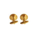 Gold and Purple 92.5 Sterling Silver Unisex Cufflinks - Image 4