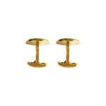 Gold and Green 92.5 Sterling Silver Unisex Cufflinks - Image 3