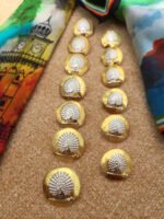 Mayo College Silver Mayoor Buttons - Image 3