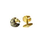 3D Horse 92.5 Sterling Silver and Enamel Cufflinks - Image 3