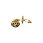 Infinity 925 Silver and Enamel Cufflinks - Image 3