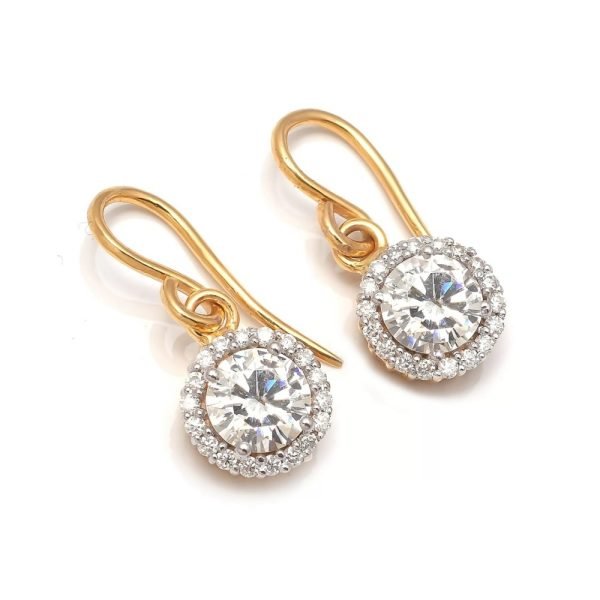 2 ctw. Lab Grown Dangling Diamond Earrings