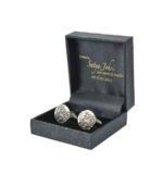 Antique Look 92.5 Sterling Silver Cufflinks - Image 3