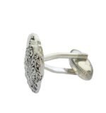 Antique Look 92.5 Sterling Silver Cufflinks - Image 2