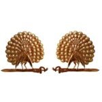 Mayo College .925 Silver Mayoor Collar Pins - 1 Inch - Gold Plated