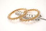 5.75 ctw. Moissanite Diamond Designer Bangle in 14k Yellow Gold