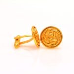 Golden Infinity 92.5 Sterling Silver Cufflinks