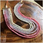 Pink Lemonade Neckpiece. Length 200mm with Extender Dori