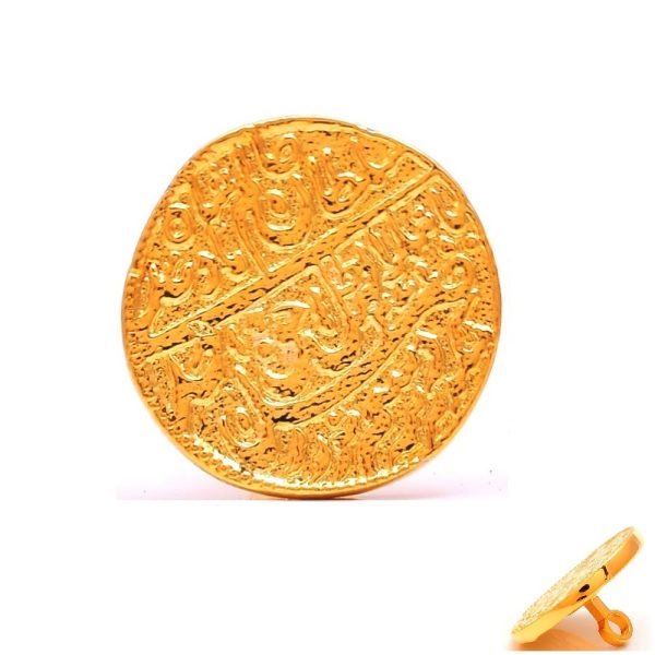 Royal Buttons for Bandhgala - Anitque Mohar in .925 Silver
