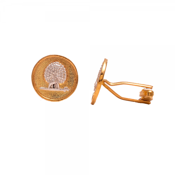 Mayo College Silver Plated Mayoor Cufflinks