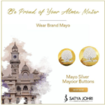 Mayo College Silver Mayoor Buttons - Image 7