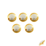 Mayo College Silver Mayoor Buttons - Image 2