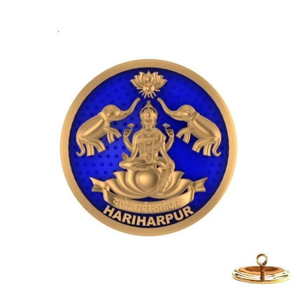 Royal Buttons - Hariharpur State - Encrusted Crest