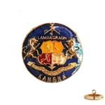 Royal Buttons for Bandhgala - Kangra State - Encrusted Crest - Image 2