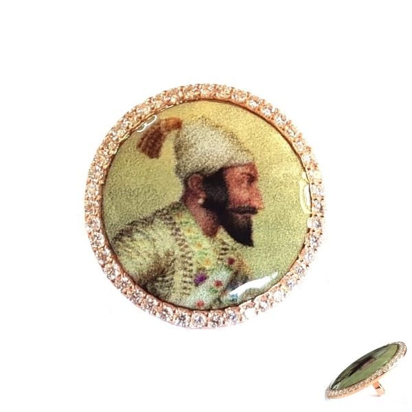 Royal Buttons - Kolhapur - Chhatrapati Shivaji Maharaj - Gold & Diamonds