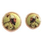 Royal Buttons - Kolhapur - Chhatrapati Shivaji Maharaj - Gold & Diamonds - Image 3