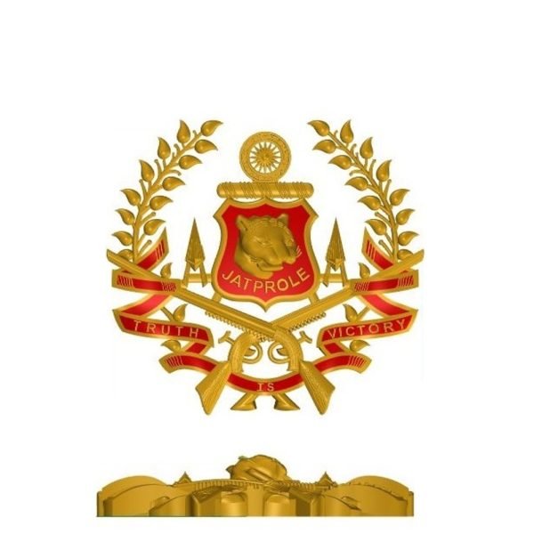Royal Brooch - Jatprole State - Encrusted Crest
