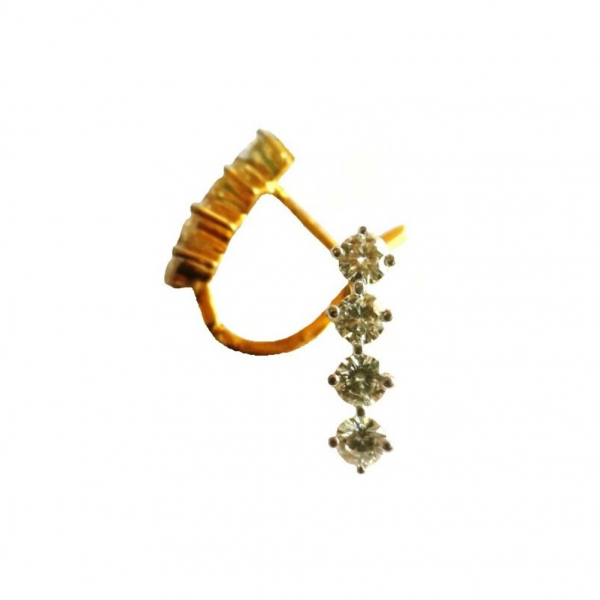 1.20 ctw. Moissanite Diamond Hoop Earrings