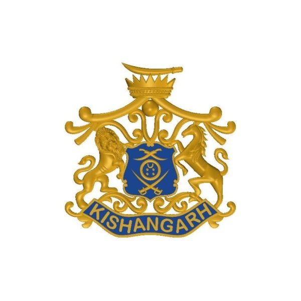 Royal Brooch - Kishangarh State - Encrusted Crest