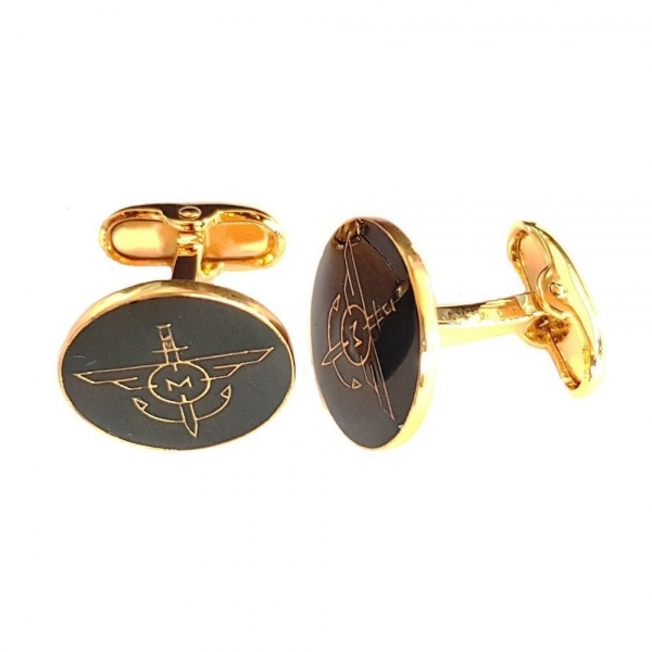 Celebrity Collection - Cufflinks - Militaria - Silver and Enamel