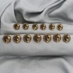 BandhGala Buttons - Antique Peacock Design with Oxidized Gold Plating - Image 2