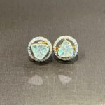 2.40 ctw. Moissanite Diamond Polki Earrings - Image 4