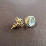 2.50 ctw. Moissanite Diamond Polki Earrings - Image 7
