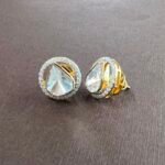 2.50 ctw. Moissanite Diamond Polki Earrings