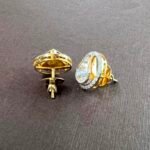 2.50 ctw. Moissanite Diamond Polki Earrings - Image 5
