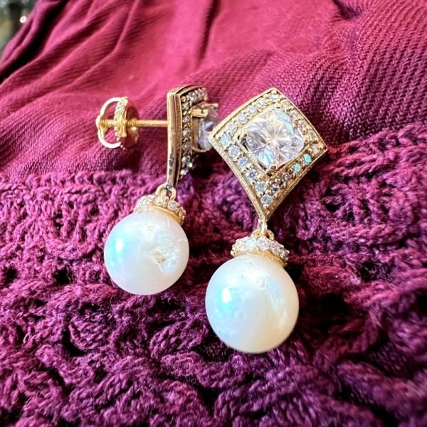 Designer Lab Grown Diamond Studs - Cushion and Rounds