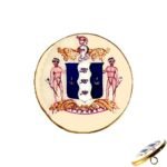 Royal Bandhgala Buttons - Rajpipla State - Painted Crest