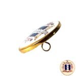 Royal Bandhgala Buttons - Rajpipla State - Painted Crest - Image 2