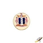 Royal Bandhgala Buttons - Rajpipla State - Painted Crest - Image 5