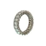 Oval Moissanite Diamond Eternity Band - Image 5
