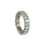 Oval Moissanite Diamond Eternity Band - Image 4