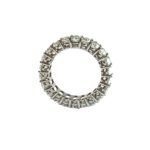 Oval Moissanite Diamond Eternity Band - Image 3