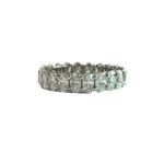 Oval Moissanite Diamond Eternity Band - Image 2