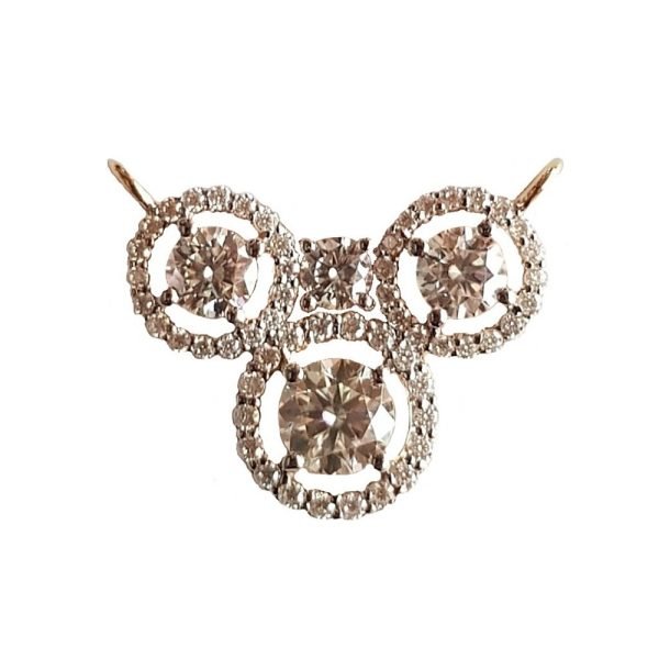 Celebrity Collection – 2.85 ctw. Moissanite Mangalsutra Pendant