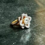 Moissanite Diamond Blooming Lotus Ring - Image 2