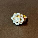 Moissanite Diamond Blooming Lotus Ring - Image 5