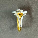 Moissanite Diamond Blooming Lotus Ring