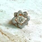 Moissanite Diamond Blooming Lotus Ring - Image 8