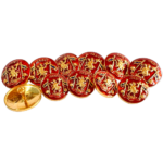Royal Buttons for Bandhgala - Jaso State - Encrusted Crest - Image 2