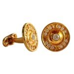 Celestial Orbit Cufflinks with Swarovskis