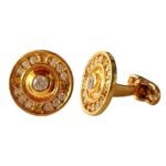 Celestial Orbit Cufflinks with Swarovskis - Image 5