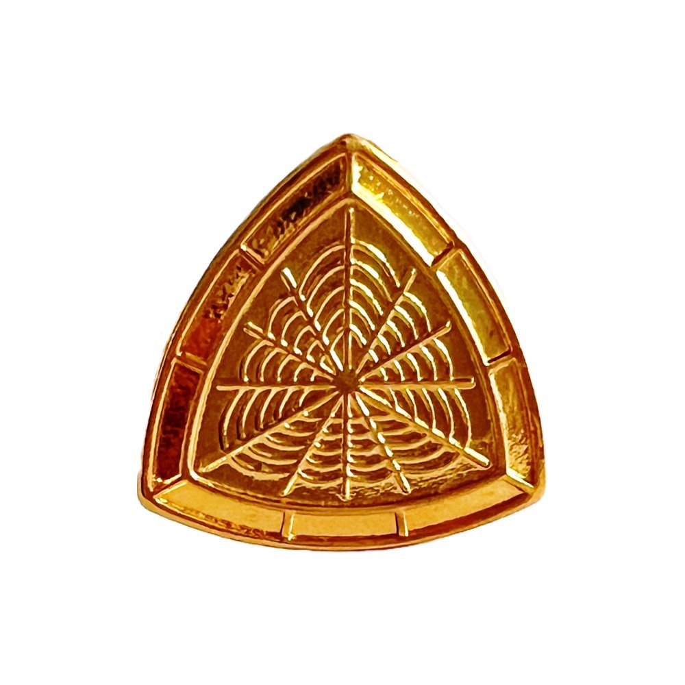 S1002 (3) Golden Trigon Sherwani Buttons - Image 1