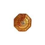 Regal Octagon Golden Cufflinks - Image 2